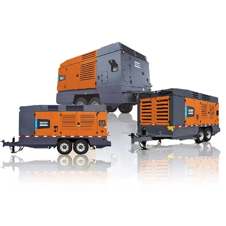 Atlas Copco Veľká vysokotlaková dieselová dieselová skrutková skrutka na predaj XRVS1100 XATS1200 XAVS1000 V900 XRHS888 XRS 1230-30 XRVS1350 XRHS1500