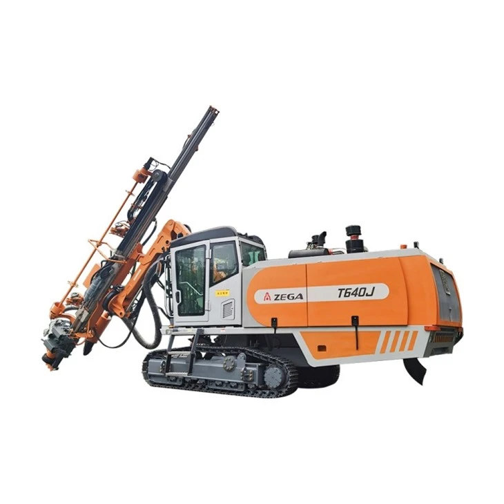 Plne hydraulické integrované príklepové vŕtacie súpravy s pásovým povrchom