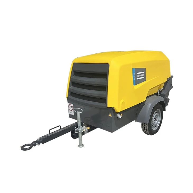 Malý prenosný dieselový vzduchový kompresor Atlas Copco XAS88