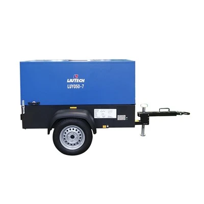 050-7 Liutech Air Compressor175 PSI Diesel 7 Bar Air Compressor na ťažbu